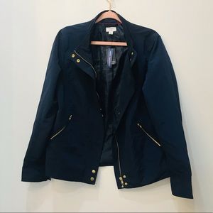 NWT Crown & Ivy Navy blue jacket small